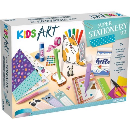 KIDS ART Stationary Lab - LISCIANIGIOCHI - Papeterie Créative - Marqu