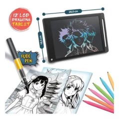 KIDS ART Manga Lab - LISCIANIGIOCHI - Kit Dessin Manga - Tablette LCD