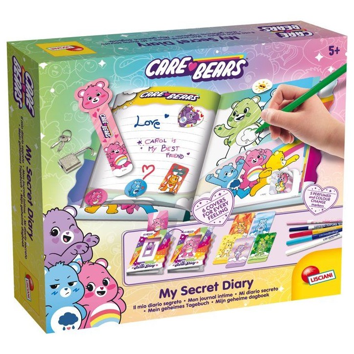 Création journal secret - Les Bisounours - LISCIANIGIOCHI - Journal Intime - Cadenas - Feutres magiques - Des 5 ans Création journal secret - Les Bisounours - LISCIANIGIOCHI - Journal Intime - Cadenas - Feutres magiques - Des 5 ans
