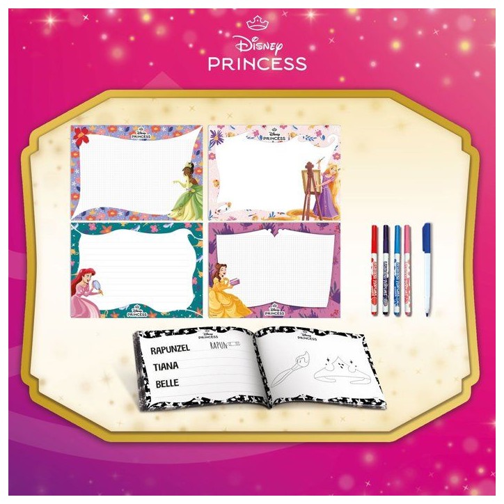 École de dessins + Feutres parfumés - Princesses - LISCIANIGIOCHI - Kit Dessin - Ardoises effaçables - Des 4 ans École de dessins + Feutres parfumés - Princesses - LISCIANIGIOCHI - Kit Dessin - Ardoises effaçables - Des 4 ans