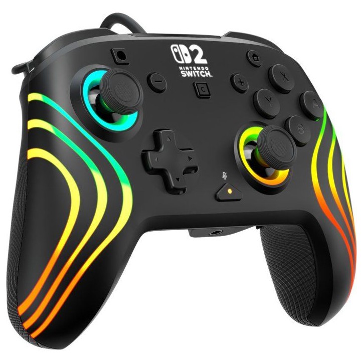Manette Gaming filaire RGB - TURTLE BEACH - Afterglow Wave pour Nintendo Switch 2 - Noir Manette Gaming filaire RGB - TURTLE BEACH - Afterglow Wave pour Nintendo Switch 2 - Noir