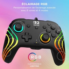 Manette Gaming filaire RGB - TURTLE BEACH - Afterglow Wave pour Ninten
