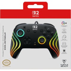 Manette Gaming filaire RGB - TURTLE BEACH - Afterglow Wave pour Ninten