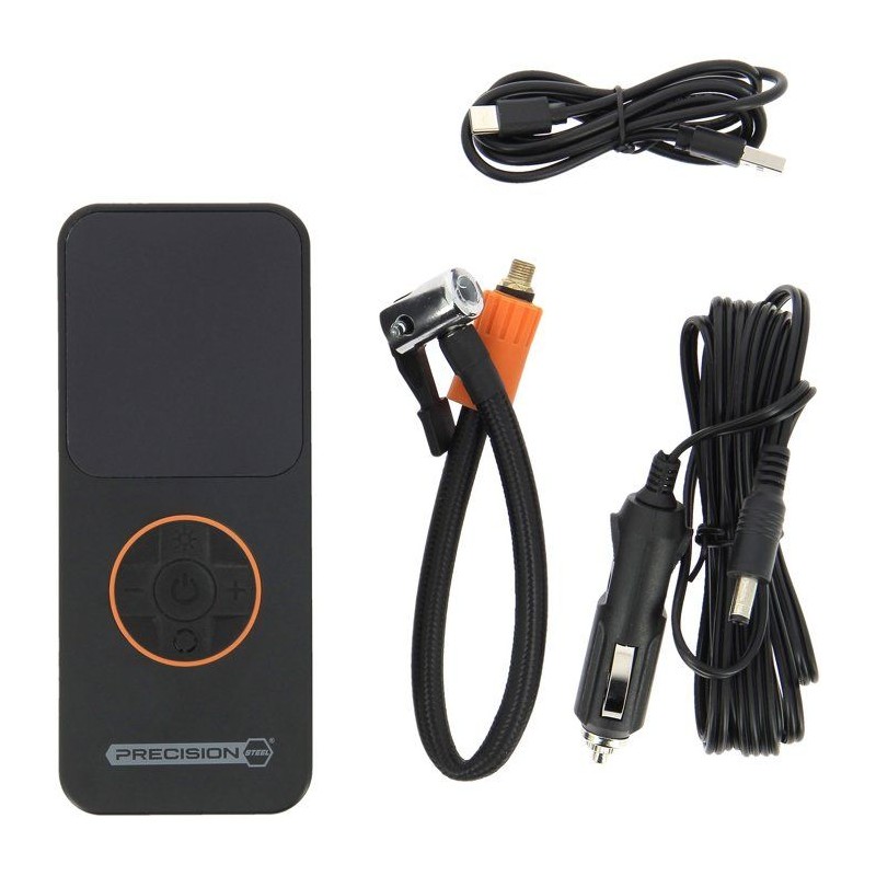 Mini compresseur sans fil rechargeable - PRECISION STEEL - 10 bar - Go