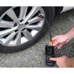 Mini compresseur sans fil rechargeable - PRECISION STEEL - 10 bar - Go