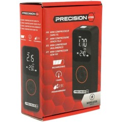Mini compresseur sans fil rechargeable - PRECISION STEEL - 10 bar - Go