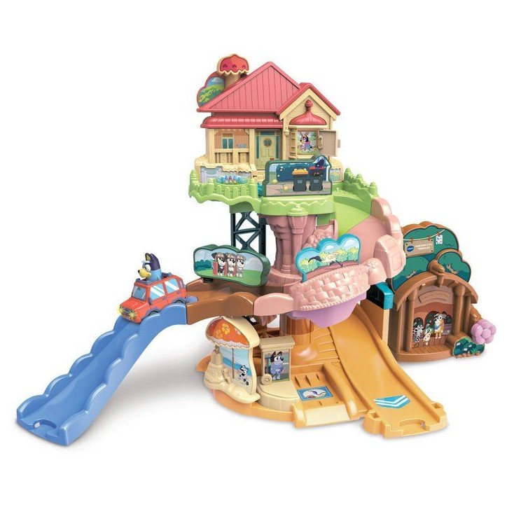 VTECH - TUT TUT BOLIDES BLUEY - PARCOURS CITY TOBOGGAN (+ LA VOITURE FAMILIALE DE BLUEY - Multicolore VTECH - TUT TUT BOLIDES BLUEY - PARCOURS CITY TOBOGGAN (+ LA VOITURE FAMILIALE DE BLUEY - Multicolore