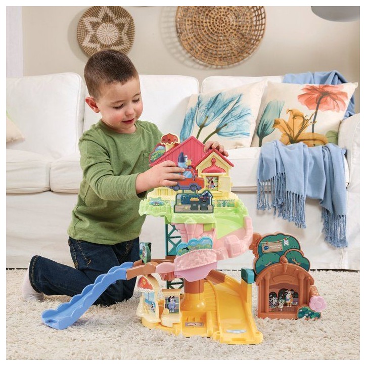 VTECH - TUT TUT BOLIDES BLUEY - PARCOURS CITY TOBOGGAN (+ LA VOITURE FAMILIALE DE BLUEY - Multicolore VTECH - TUT TUT BOLIDES BLUEY - PARCOURS CITY TOBOGGAN (+ LA VOITURE FAMILIALE DE BLUEY - Multicolore