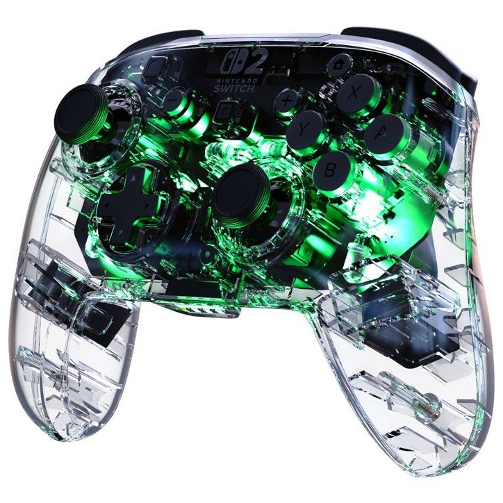 Manette gaming - TURTLE BEACH - Nintendo Switch 2 - Afterglow - Sans fil - Transparente avec éclairage RGB Manette gaming - TURTLE BEACH - Nintendo Switch 2 - Afterglow - Sans fil - Transparente avec éclairage RGB