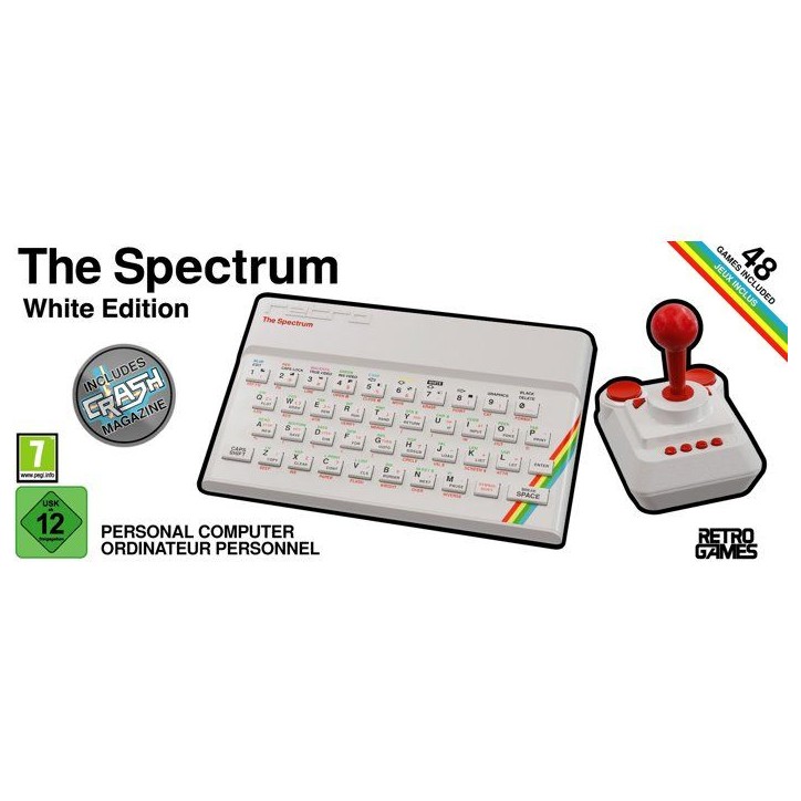 Console rétro - THE SPECTRUM - White Edition - Blanc