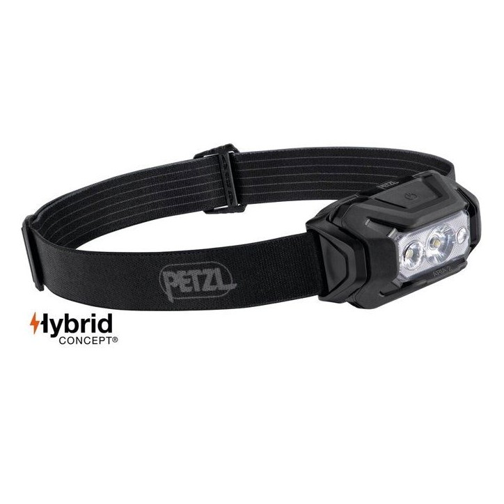 Lampe frontale - PETZL - ARIA 2 RGB - 475 Lumens - Portée 100 m - Autonomie max 100 h - Alimentation 3 piles AAA/LR03