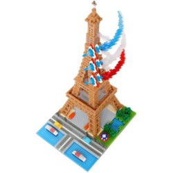 Mini-figurine en briques - BANDAI - NANOBLOCK - Tour Eiffel Deluxe - 2