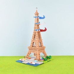 Mini-figurine en briques - BANDAI - NANOBLOCK - Tour Eiffel Deluxe - 2