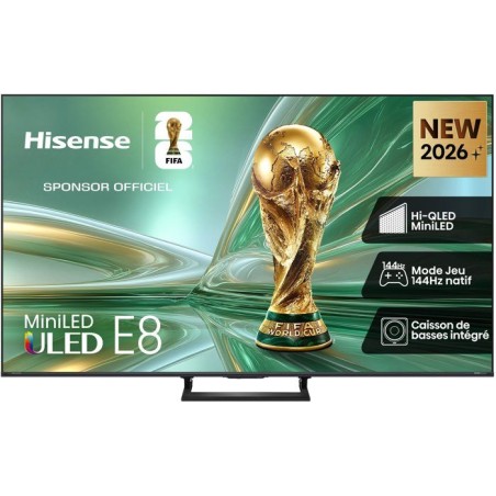 Hisense 50E8S - TV QLED MiniLED 50 (126 cm) - 4K UHD 3840x2160 - 144 H