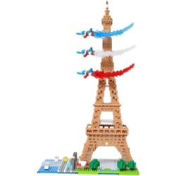 Mini-figurine en briques - BANDAI - NANOBLOCK - Tour Eiffel Deluxe - 2