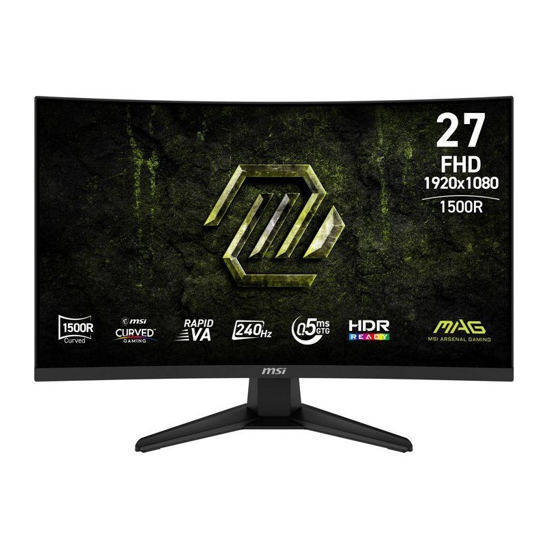 Ecran PC Gamer incurvé - MSI - 27'' - FHD - 240Hz - Dalle VA - 0,5 ms