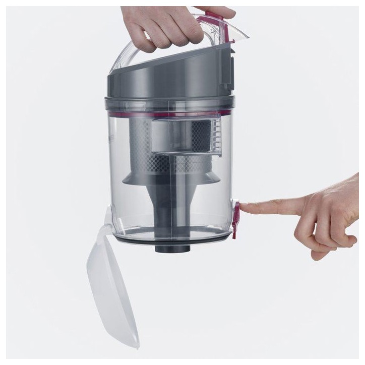 Aspirateur traineau sans sac cyclonique - SEVERIN CY7088 - 750 W - 79 dB - 2 L - Blanc / Rouge Aspirateur traineau sans sac cyclonique - SEVERIN CY7088 - 750 W - 79 dB - 2 L - Blanc / Rouge