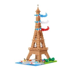 Mini-figurine en briques - BANDAI - NANOBLOCK - Tour Eiffel Deluxe - 2