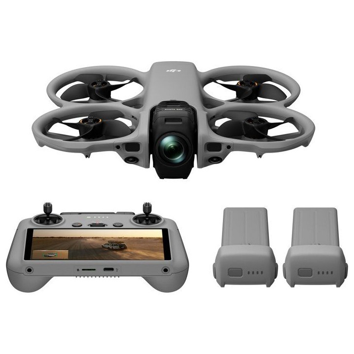 Drone - DJI - Avata 360 Fly More Combo (DJI RC 2) - Vidéo 8K capteur 1'' - Transmission O4+ - 360° - Détection d'obstacles