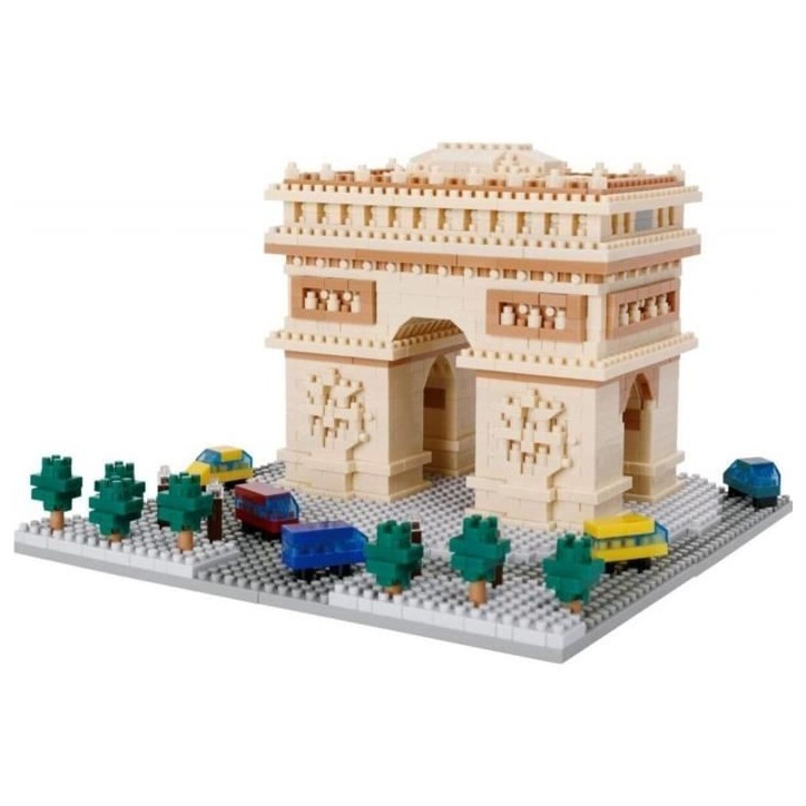 Mini-figurine en briques - BANDAI - NANOBLOCK - Arc de Triomphe Deluxe - 1560 pcs Mini-figurine en briques - BANDAI - NANOBLOCK - Arc de Triomphe Deluxe - 1560 pcs