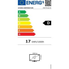 Ecran PC - IIYAMA - 27 - QHD - 75Hz - IPS - 1ms - Ajustable en hauteur