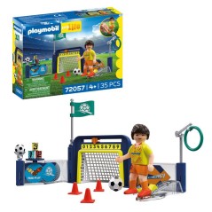 PLAYMOBIL 72057 Entraînement cage de football, My Life Sport & Action