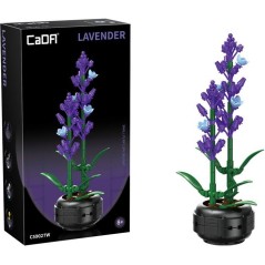 CADA Artiste - Jeu de construction - Plante Lavande - 205 pieces - Des