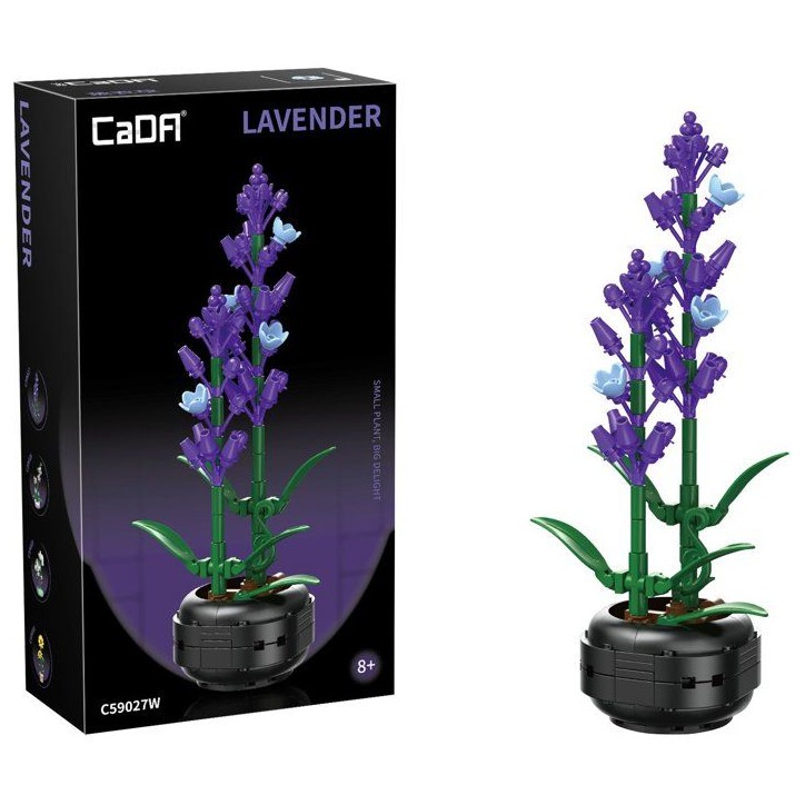 CADA Artiste - Jeu de construction - Plante Lavande - 205 pieces - Des 8 ans CADA Artiste - Jeu de construction - Plante Lavande - 205 pieces - Des 8 ans