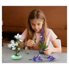 CADA Artiste - Jeu de construction - Plante Lavande - 205 pieces - Des