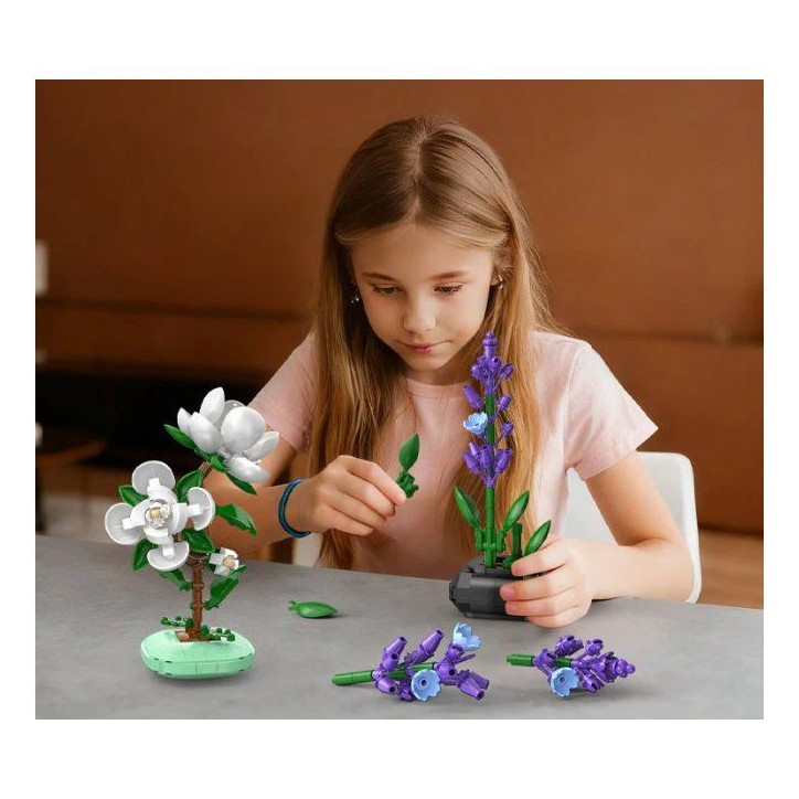 CADA Artiste - Jeu de construction - Plante Lavande - 205 pieces - Des 8 ans CADA Artiste - Jeu de construction - Plante Lavande - 205 pieces - Des 8 ans