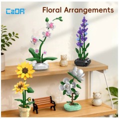 CADA Artiste - Jeu de construction - Plante Lavande - 205 pieces - Des