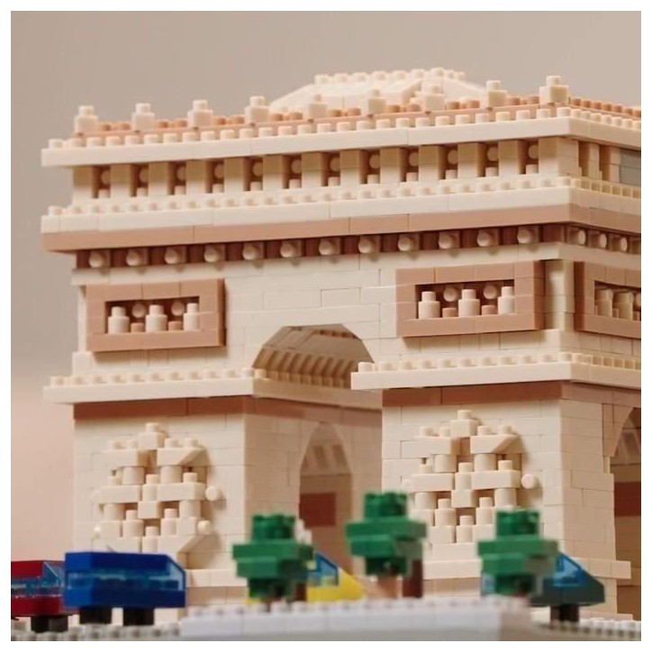 Mini-figurine en briques - BANDAI - NANOBLOCK - Arc de Triomphe Deluxe - 1560 pcs Mini-figurine en briques - BANDAI - NANOBLOCK - Arc de Triomphe Deluxe - 1560 pcs