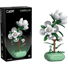 CADA Artiste - Jeu de construction - Plante Camélia - 301 pieces - De