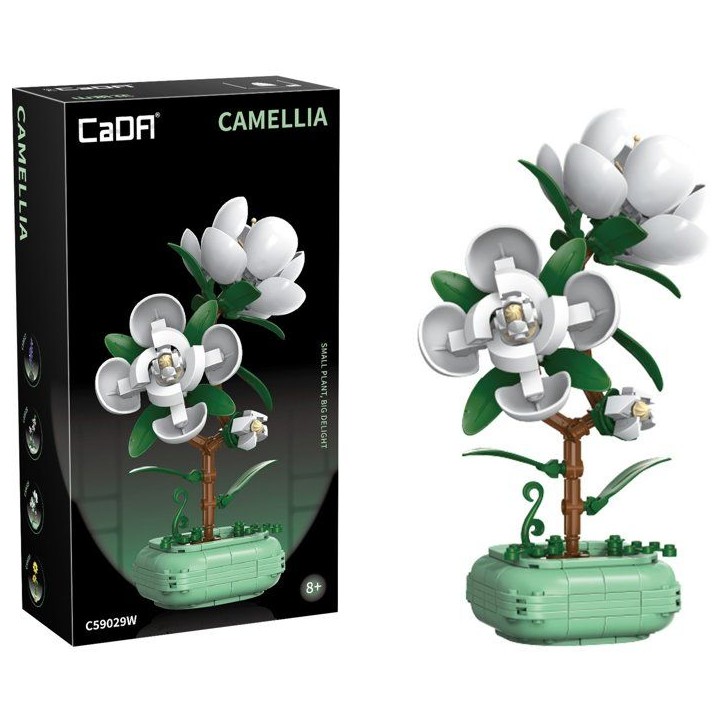 CADA Artiste - Jeu de construction - Plante Camélia - 301 pieces - Des 8 ans CADA Artiste - Jeu de construction - Plante Camélia - 301 pieces - Des 8 ans