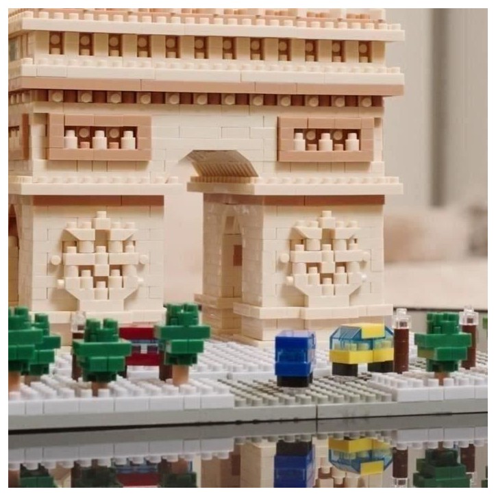 Mini-figurine en briques - BANDAI - NANOBLOCK - Arc de Triomphe Deluxe - 1560 pcs Mini-figurine en briques - BANDAI - NANOBLOCK - Arc de Triomphe Deluxe - 1560 pcs