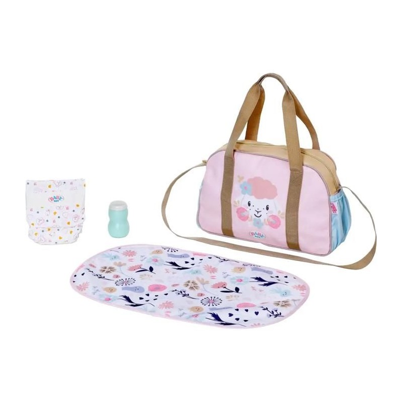 Sac a langer - BABY BORN - Baby Born - Imprimé fleuri - Inclus access