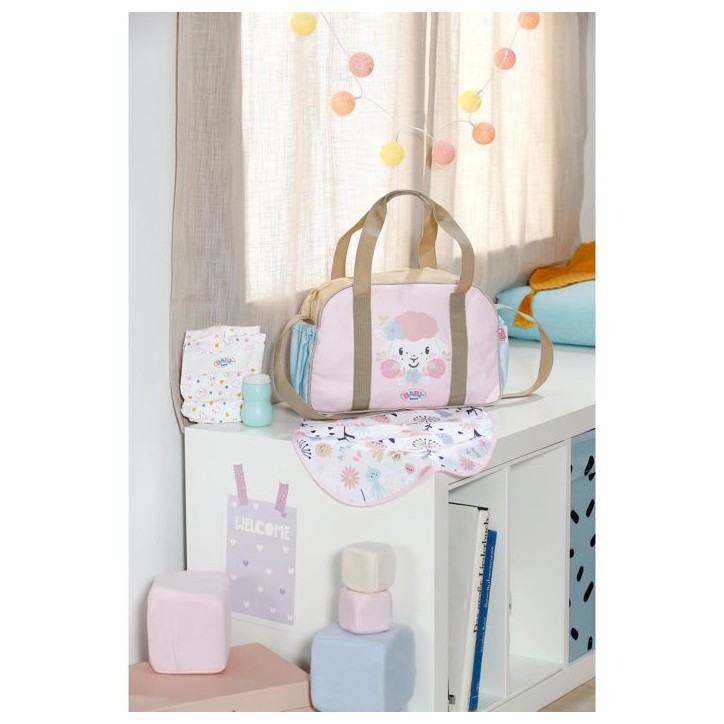 Sac a langer - BABY BORN - Baby Born - Imprimé fleuri - Inclus accessoires de soin - Rose Sac a langer - BABY BORN - Baby Born - Imprimé fleuri - Inclus accessoires de soin - Rose