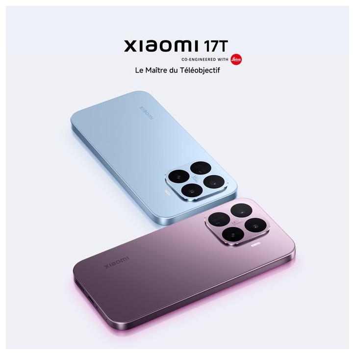 [Officiel] Xiaomi 17T, Smartphone 12+256GO, Noir, Écran de 6,59 pouces a 120 Hz avec protection oculaire, Téléobjectif Leica