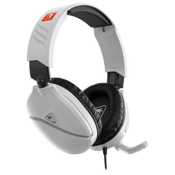 Casque gaming filaire - TURTLE BEACH - Recon 70 - Nintendo Switch - Blanc et noir Casque gaming filaire - TURTLE BEACH - Recon 70 - Nintendo Switch - Blanc et noir