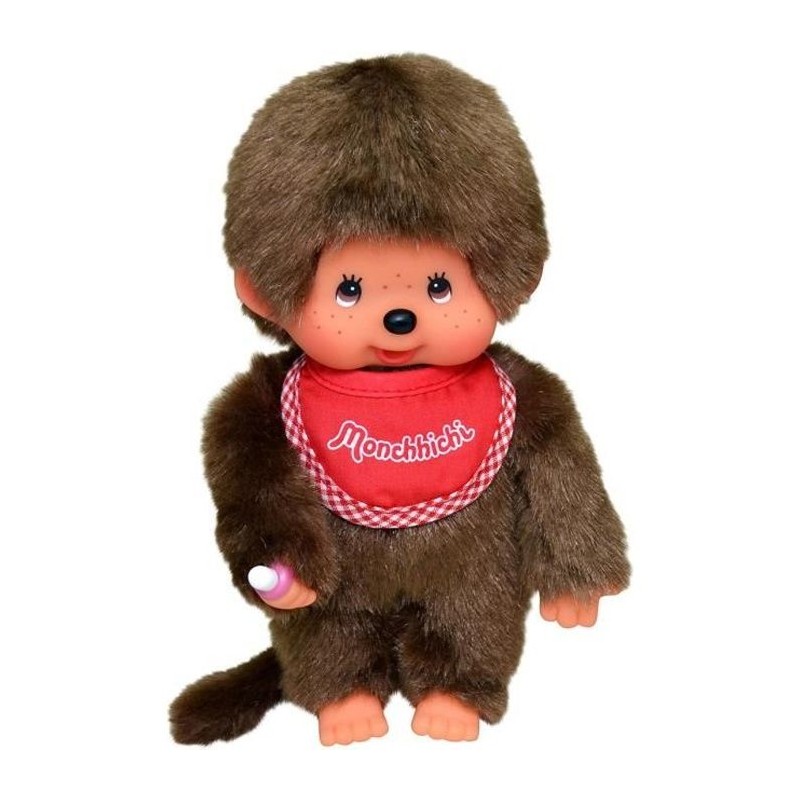 Monchhichi Garçon Bavoir Rouge 20 cm Monchhichi Garçon Bavoir Rouge 20 cm