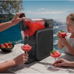 Machine a granités - H.KoeNIG - SLH800 - 2,5 L - 220 W - Multifonction - Slush / Milkshake / Cocktails