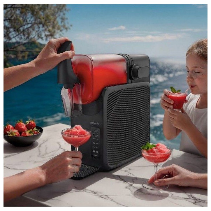 Machine a granités - H.KoeNIG - SLH800 - 2,5 L - 220 W - Multifonction - Slush / Milkshake / Cocktails Machine a granités - H.KoeNIG - SLH800 - 2,5 L - 220 W - Multifonction - Slush / Milkshake / Cocktails