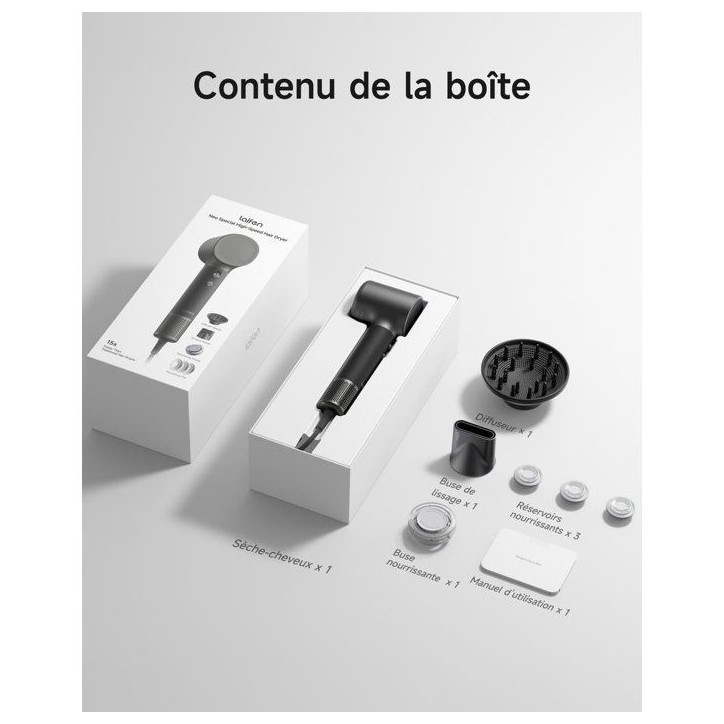 Seche-cheveux - LAIFEN - Neo Special - Diffuseur huiles - Silencieux - Haute performance Seche-cheveux - LAIFEN - Neo Special - Diffuseur huiles - Silencieux - Haute performance