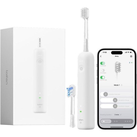 Brosse a dents électrique - LAIFEN - Wave - Blanc - Mouvement sonique