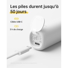 Brosse a dents électrique - LAIFEN - Wave - Blanc - Mouvement sonique