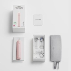 Brosse a dents électrique - LAIFEN - Wave - Rose - Mouvement sonique - Rechargeable