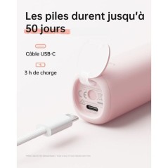 Brosse a dents électrique - LAIFEN - Wave - Rose - Mouvement sonique
