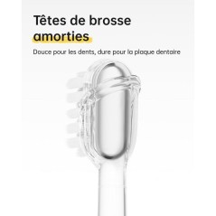 Brosse a dents électrique - LAIFEN - Wave - Rose - Mouvement sonique