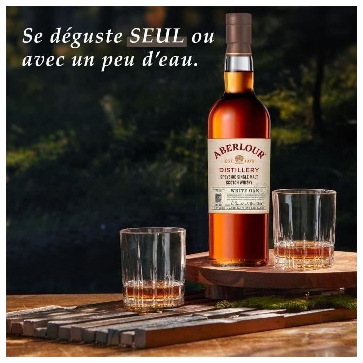 Aberlour - White Oak - Whisky Ecossais Single Malt - 40,0% Vol. - 70cl