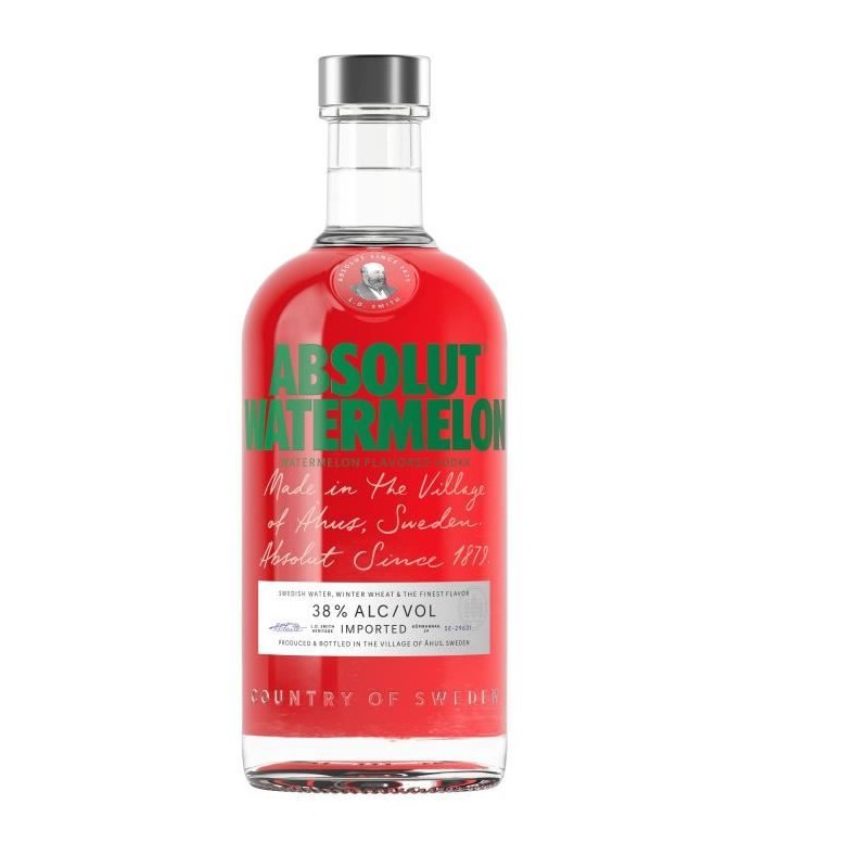 Absolut - Watermelon - Vodka aromatisée - 38,0% Vol. - 70cl